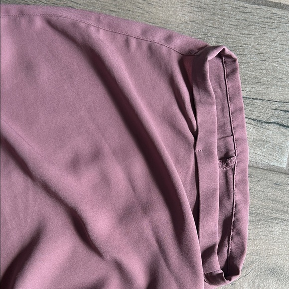 Maurices Dusty Rose Blouse with Zipper - Picture 5 of 6